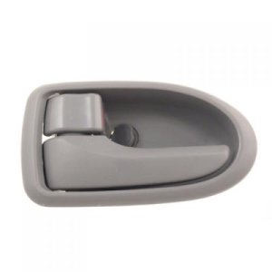 Front Left (Driver) Inside Door Handle for 2000 - 2006 Mazda MPV, Interior, w/Chrome; w/Gray;  LC6359330C72, Replacement