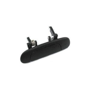 Outer Rear Left (Driver) Door Handle for 1999 - 2003 Mazda Protege, Exterior Black Replacement,  B25D73410A