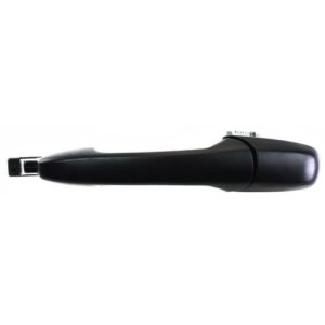 Exterior Rear Left (Driver) Door Handle for 2003 - 2008 Mazda 6 GS, GT, S, i Models, Ebony Black, Replacement,  GK2A73410FNN