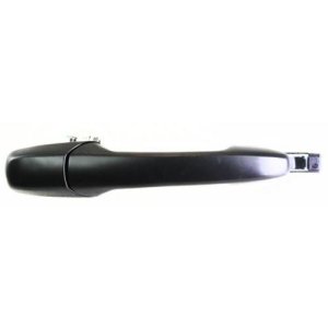 Right (Passenger) Rear Outer Door Handle for 2003 - 2008 Mazda 6 GS, GT, S, i Models, Ebony Black, OEM Code NN, GK2A72410ENN Replacement