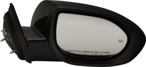 Power Mirror for Mazda 6 2011-2013, Right (Passenger) Side, Non-Folding, Heated, Paintable, without Signal Light, Replacement