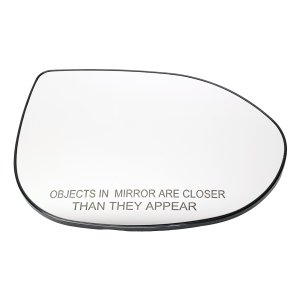 Mirror Glass for Mazda 6 2011-2013, Right (Passenger) Side, Heated, with Backing Plate, Without Signal Light, Replacement