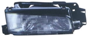 Right (Passenger) Headlight Assembly for 1990-1995 Mazda Protege, Front Replacement Headlight Housing, Lens, Cover - Side S, from 7/1/93; Composite;  8DBR51030B, Replacement