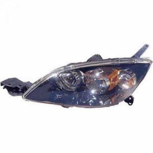 Left (Driver) Headlight Lens/Housing for 2004 - 2009 Mazda 3, HID  BN8G51041C, Replacement