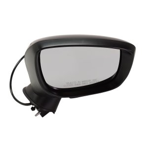 Power Mirror for Mazda CX-3 2016-2022, Right (Passenger), Manual Folding, Non-Heated, Paintable, without Auto Dimming, Blind Spot Detection, Memory, and Signal Light, Replacement