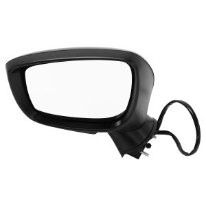 Power Mirror for Mazda CX-3 2016-2022, Left (Driver), Manual Folding, Heated, Paintable, with In-housing Signal Light, without Auto Dimming, BSD, Memory, Replacement