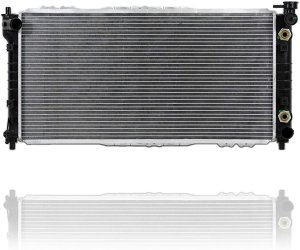 Radiator Assembly for 2001-2002 Mazda 626, from 4/1/01, OEM Part Number FS1K15200, Replacement