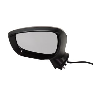 Power Mirror for Mazda CX-3 2016-2022, Left (Driver), Manual Folding, Non-Heated, Paintable, with In-housing Signal Light, without Auto Dimming, Blind Spot Detection and Memory, Replacement