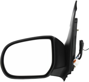 Power Mirror for Mazda MPV 2000-2006, Left (Driver), Manual Folding, Heated, Textured, Replacement