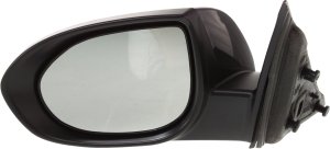 Power Mirror for Mazda 6 2009-2013, Left (Driver), Non-Heated, Non-Folding, Paintable without Blind Spot Detection, Lighted Entry Puddle Light, Signal Light, Replacement