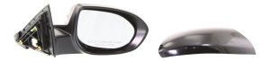 Power Mirror for Mazda 6 2009-2013, Right (Passenger) Side, Non-Folding, Non-Heated, Paintable, without Blind Spot Detection, with Puddle Light (Lighted Entry), Signal Light, Replacement