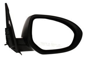 Power Mirror for Mazda 3 2010-2013, Right (Passenger) Side, Manual Folding, Non-Heated, Paintable with Signal Light, Replacement