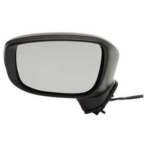 Power Mirror for Mazda CX-5 2017, CX-9 2016-2018, Left (Driver), Manual Folding, Non-Heated, Paintable, with In-housing Signal Light, without BSD, Auto-Dimming, Memory, Replacement