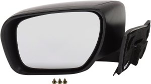 Power Mirror for Mazda CX-7 2010-2012/Mazda 5 2008-2017, Left (Driver), Manual Folding, Heated, Paintable, without Auto Dimming, Blind Spot Detection, Memory, Signal Light, Replacement.