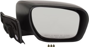 Power Mirror for Mazda CX-7 (2010-2012), Mazda 5 (2008-2017) Right (Passenger), Manual Folding, Heated, Paintable, without Auto Dimming, Blind Spot Detection, Memory, and Signal Light, Replacement