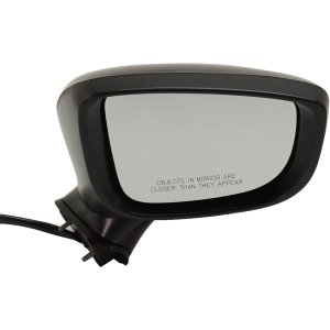Power Mirror for Mazda 6 2017-2018, Right (Passenger), Manual Folding, Heated, Paintable, with Signal Light, without Blind Spot Detection, Replacement