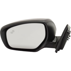 Power Mirror for Mazda CX-9 2013, Left (Driver), Manual Folding, Heated, Paintable, with Blind Spot Detection in Glass and In-housing Signal Light, without Auto Dimming and Memory, Replacement