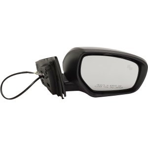 Power Mirror for Mazda CX-9 2014-2015, Right (Passenger) Side, Manual Folding, Heated, Paintable, with Blind Spot Detection in Glass, In-housing Signal Light, and Memory, Without Auto Dimming, Replacement
