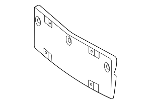 2021 - 2023 Mercedes Benz Gla250 Front Bumper License Bracket