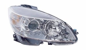 2007 - 2011 Mercedes-Benz C350 Front Headlight Assembly Replacement Housing / Lens / Cover - Right (Passenger) Side