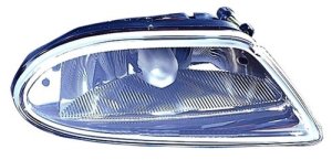 Fog Light Assembly for 2002 - 2005 Mercedes-Benz ML350, Right (Passenger) Side Replacement Housing, Lens, Cover, Rectangular Design without Sport,  1638200428, Replacement.