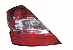 Left (Driver) Tail Light Assembly for 2007 - 2009 Mercedes-Benz S600, Rear Tail Light Assembly Replacement / Lens / Cover,  221820036664, Replacement