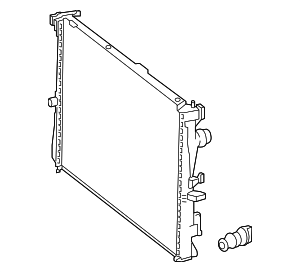 2019 - 2023 Mercedes Benz C300 Radiator Assembly