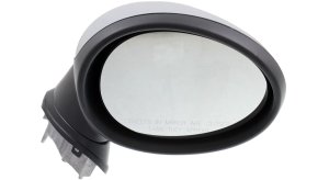 Right (Passenger) Power Folding, Heated, Paintable Mirror for Cooper 2007-2015 with Memory & Signal Light without Auto Dimming, BSD, (Convertible 2009-2015/ HB 2007-2013, Coupe 2012-2015, Wagon 2008-2014) Replacement
