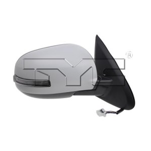 Right (Passenger) Outside Side View Mirror Assembly for 2014-2015 Mitsubishi Outlander, with Cover, Power, Signal Lights, Part Number: 7632B354-PFM, Replacement