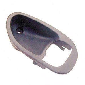 Front Right (Passenger) Inside Door Handle Bezel for 1997 - 2002 Mitsubishi Mirage, Gray Interior Trim,  MR748083 Replacement