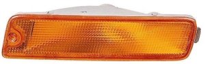 Front Left (Driver) Side Signal Light for 1997 - 1999 Mitsubishi Montero, Replacement Turn Signal Light Assembly / Lens Cover,  MR325895