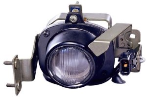 Fog Light Assembly for 1998 - 2000 Mitsubishi Montero, Left (Driver) Side Replacement Housing, Lens, Cover, includes Bulb & Socket,  MR391889, Replacement