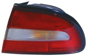 Left (Driver) Rear Tail Light Assembly Replacement for 1994 - 1996 Mitsubishi Galant, Side Outer,  MR124299