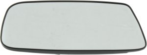 Mirror Glass for Mitsubishi Lancer 2002-2007, Left (Driver), Non-Heated with Backing Plate, Replacement