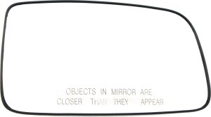 Heated Mirror Glass for Mitsubishi Lancer 2002-2007, Right (Passenger), with Backing Plate, Replacement