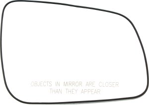 Heated Mirror Glass with Backing Plate for Mitsubishi Lancer 2008-2014, Right (Passenger) Side, Replacement