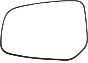 Mirror Glass for Mitsubishi Mirage 2014-2023 and Mirage G4 2017-2023, Left (Driver) Side, Non-Heated with Backing Plate, Replacement