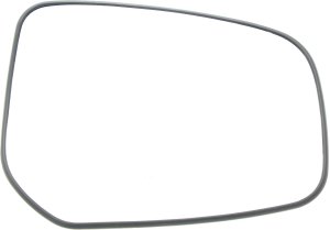 Mirror Glass Right (Passenger) for Mitsubishi Mirage 2014-2023/Mirage G4 2017-2023, Non-Heated, with Backing Plate, Replacement