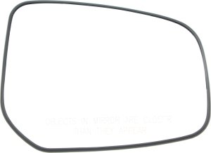Heated Mirror Glass with Backing Plate for Mitsubishi Mirage 2014-2023, Mirage G4 2017-2023, Right (Passenger) Side, Replacement