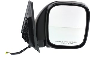 Power Mirror for 2001-2006 Mitsubishi Montero, Right (Passenger) Side, Manual Folding, Heated, Paintable, Suitable for Limited/XLS Models, Replacement