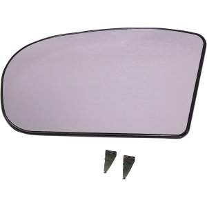 Heated Mirror Glass for Mercedes Benz C-Class 2001-2007, E-Class 2003-2006, Left (Driver), with Backing Plate, without Auto Dimming, Replacement, (E-Class Sedan/Wagon)