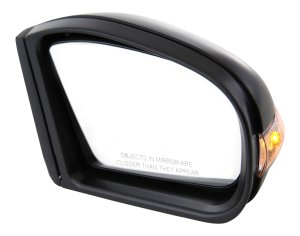 Power Mirror for 2003-2006 E-Class Mercedes, Right (Passenger), Power Folding, Heated, Paintable w/ In-housing Signal Light & Memory, w/o Auto Dimming & BSD, Sedan/Wagon, Old Body Style, Replacement