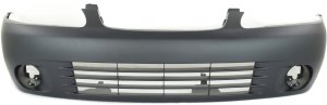 Front Bumper Cover for Nissan Sentra 2000-2003, Primed (Ready to Paint), Suitable for CA, GXE, Limited Edition, SE, XE Models, Replacement
