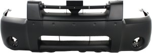 Front Bumper Cover for Nissan Frontier 2001-2004, Primed (Ready to Paint), Replacement