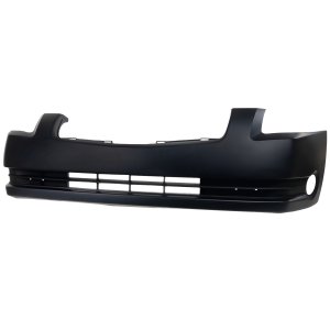 Front Bumper Cover for Nissan Maxima 2004-2006, Primed (Ready to Paint), with Fog Light Holes, Replacement