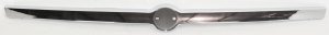 Grille Molding for Nissan Altima 2000-2001, Durable Plastic Material, Chrome Finish, Replacement