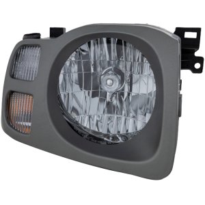 Headlight Assembly for Nissan XTERRA 2002-2004, Right (Passenger), Halogen, SE Model, Replacement