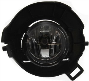 Front Fog Light Assembly for 2005-2009 Nissan Frontier and 2005-2012 Pathfinder, Left (Driver), 1-Piece Type B Bumper, Replacement