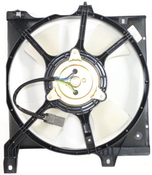 Radiator Fan Shroud Assembly for 1998-1999 Nissan Sentra, Automatic Transmission, 1.6L Engine, Replacement