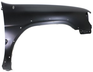 Front Fender for 1999-2002 Nissan Pathfinder LE Model, Right (Passenger), Primed (Ready to Paint), w/ Guard Hole, Replacement